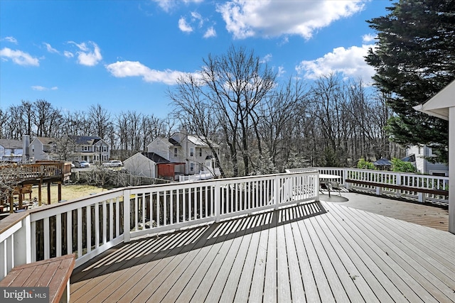 3701 Green Ash Ct, Beltsville, MD 20705 - view of wooden terrace