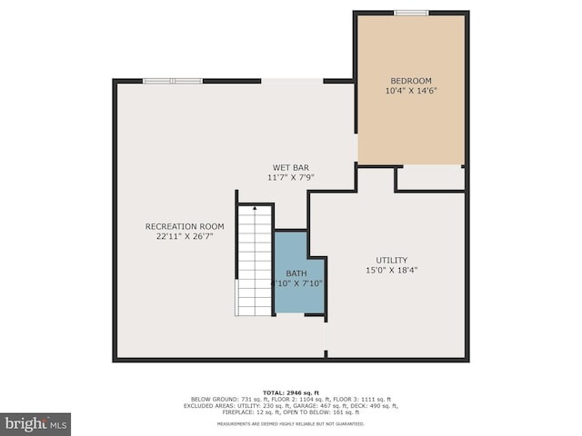 3701 Green Ash Ct, Beltsville, MD 20705 - floor plan