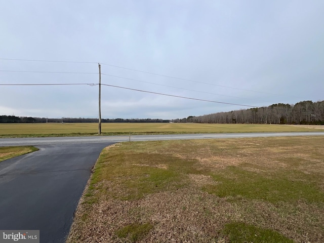 view of road