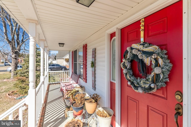 633 E Main St, Fruitland, MD 21826 - doorway to property with covered porch