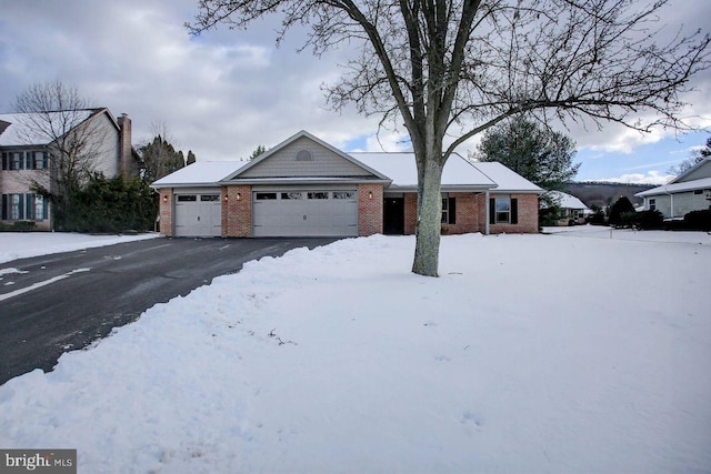 ranch-style house with a garage