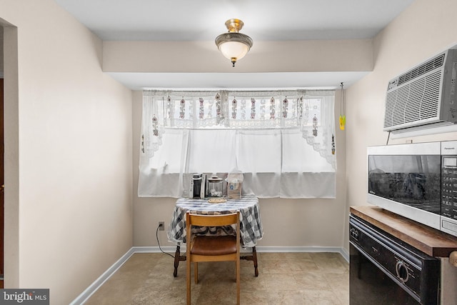 interior space featuring a wall unit AC