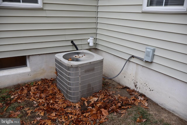 exterior details featuring central air condition unit