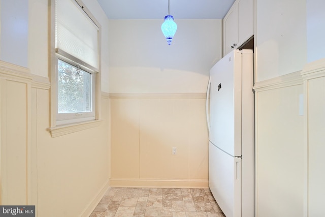 view of clothes washing area