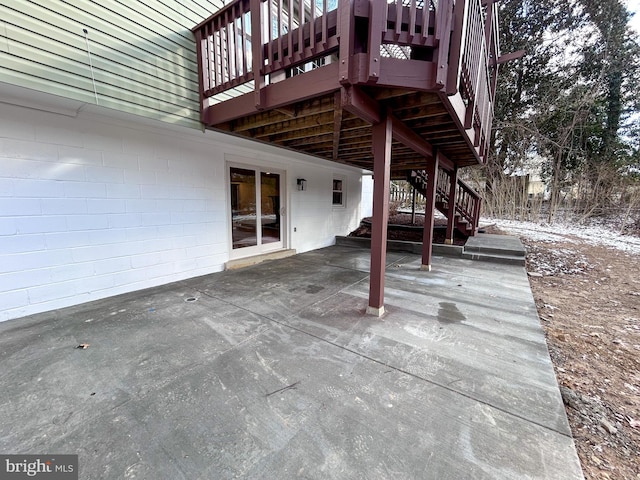 view of patio