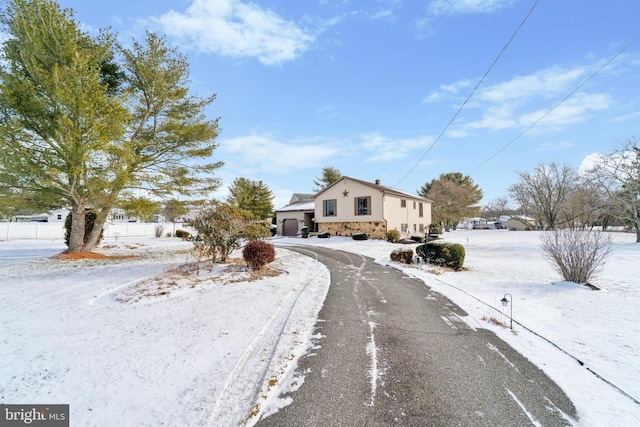 view of front of home