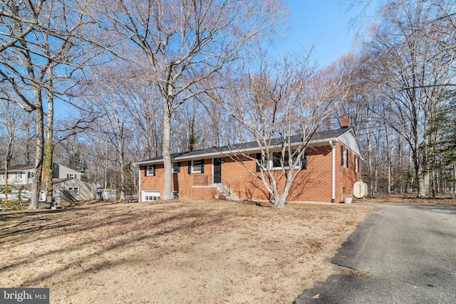 view of front of property