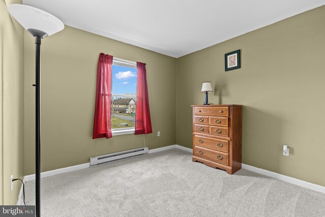 1025 Harmony Hl, Lebanon, PA 17046 - unfurnished bedroom with carpet, baseboards, and baseboard heating