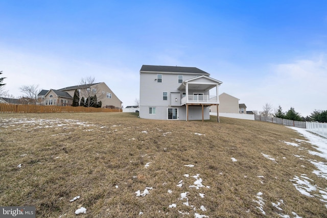 view of rear view of house