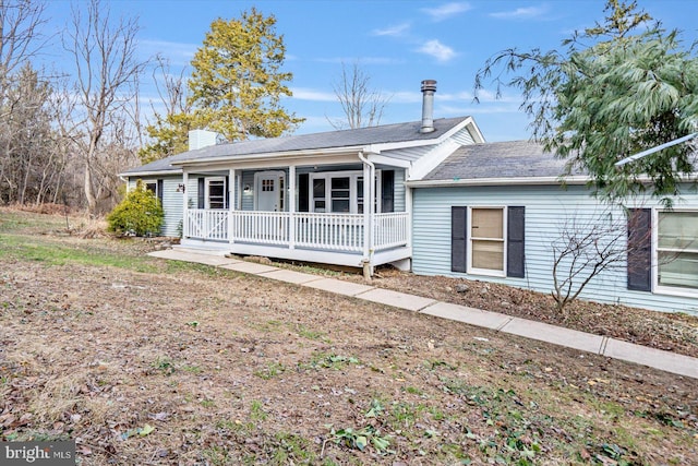 view of ranch-style home