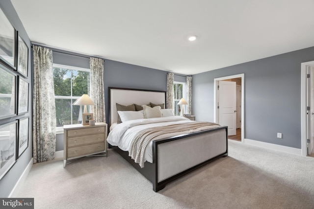 bedroom featuring carpet floors