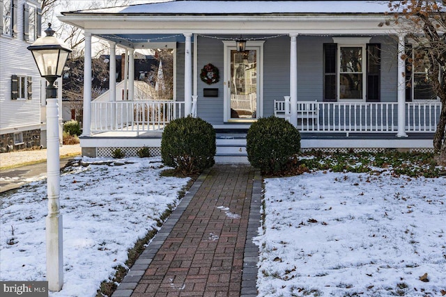 view of front of home