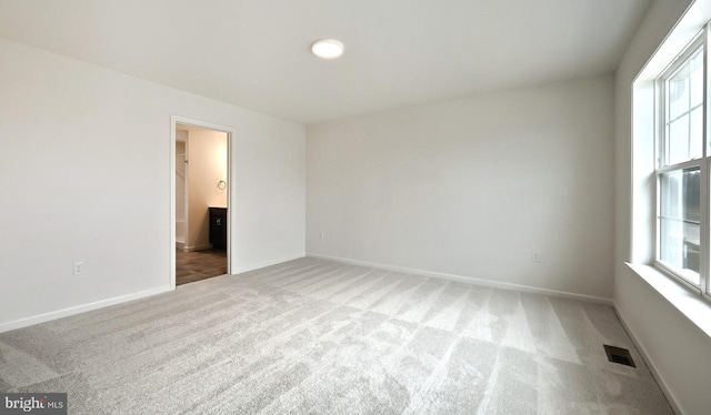 empty room featuring carpet floors