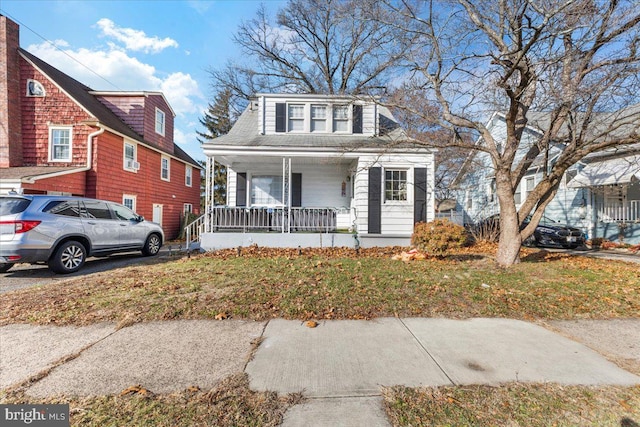 view of front of house featuring a porch