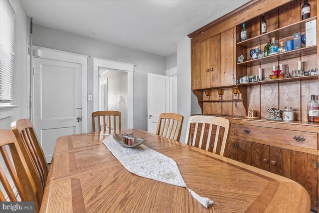 view of dining room