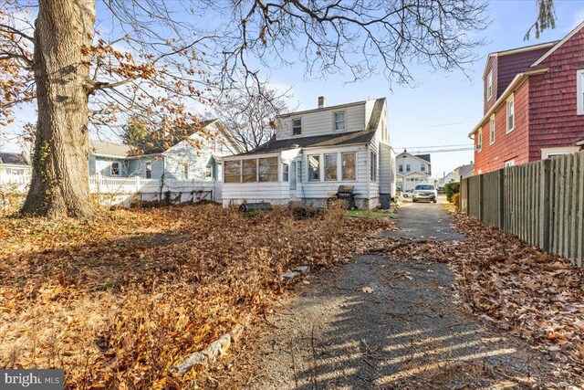 view of rear view of house