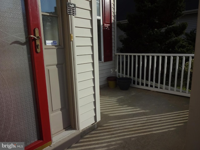 balcony with covered porch