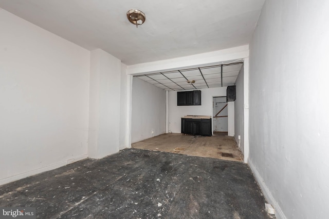 view of unfurnished living room