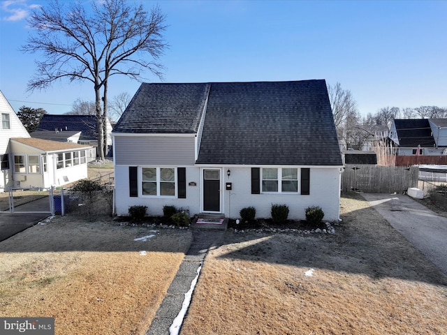 view of front of home