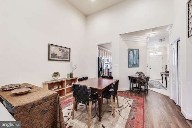 dining room featuring hardwood / wood-style floors