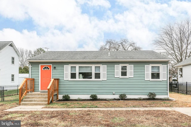 view of front of property