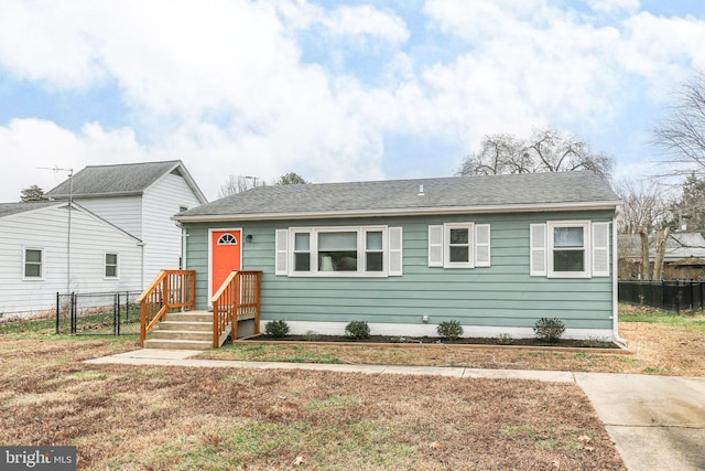 view of front of home