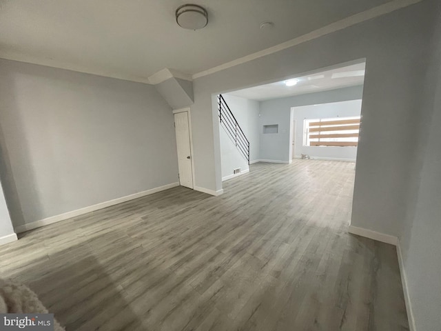 bonus room featuring wood-type flooring