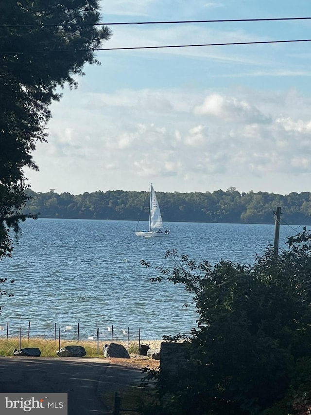 view of water feature