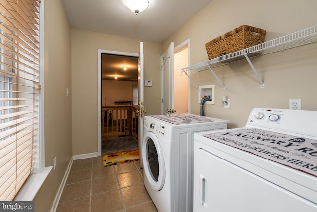 laundry area featuring washer and dryer