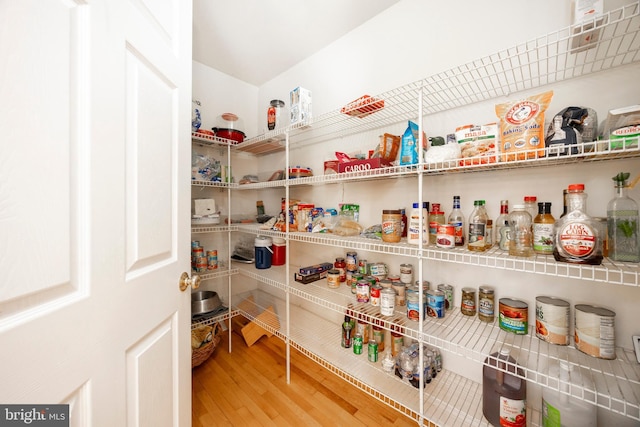 view of pantry