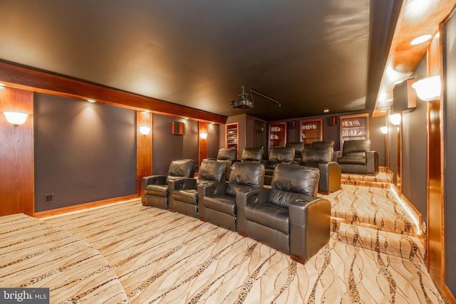 view of home theater