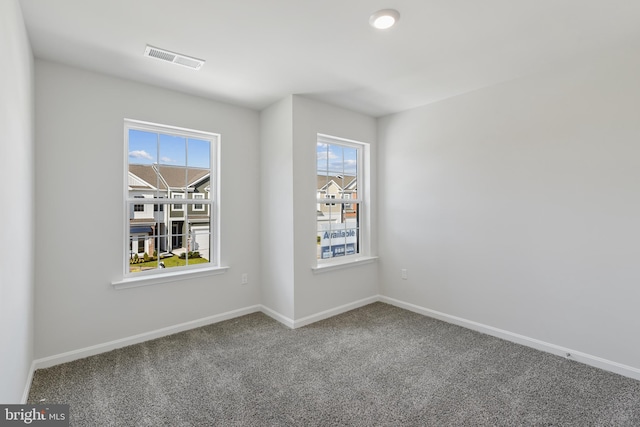 empty room with carpet and plenty of natural light