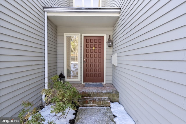 view of property entrance