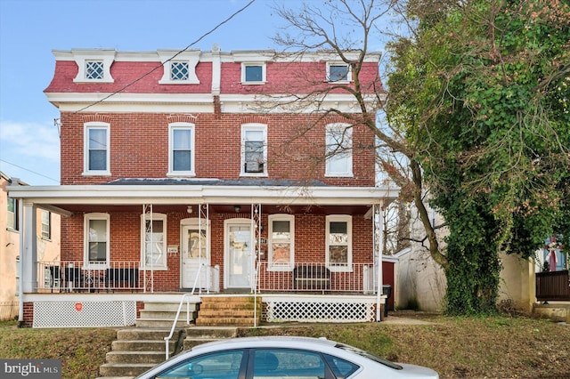 multi unit property featuring covered porch