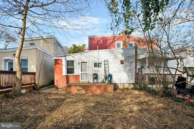 view of rear view of house