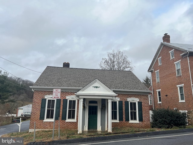 view of front of home