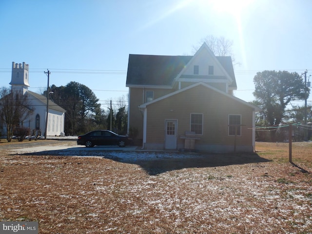 view of side of home