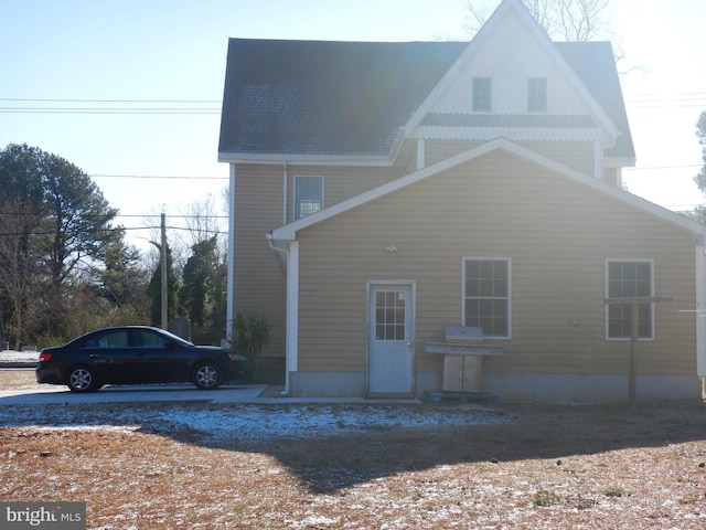 view of side of property