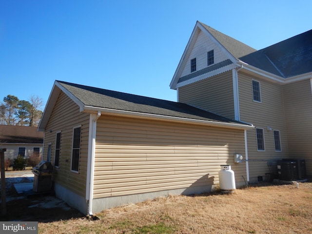 view of property exterior featuring cooling unit