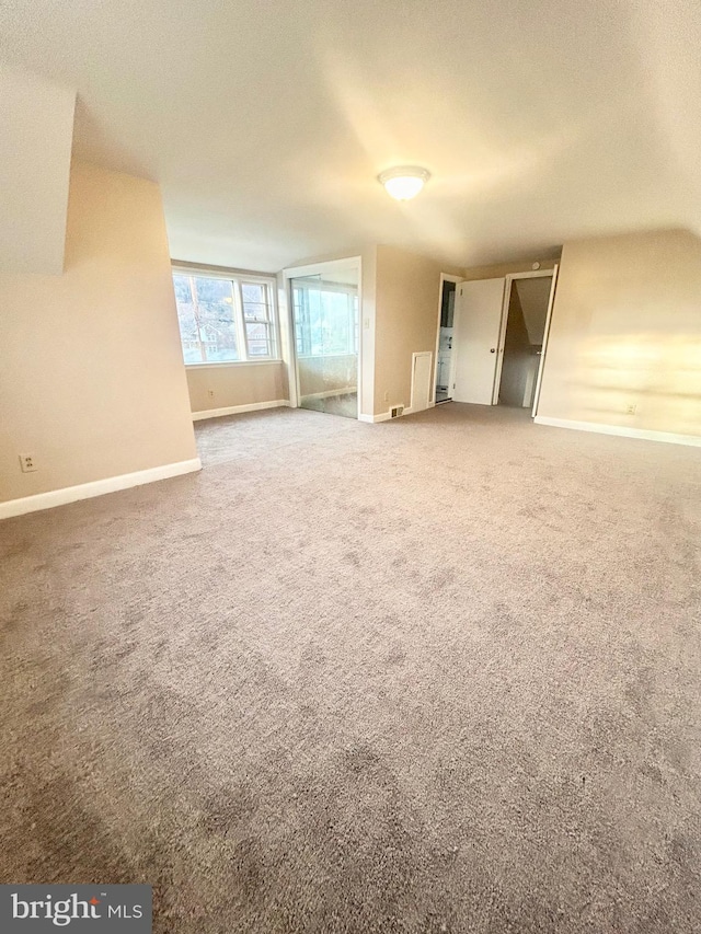 interior space with carpet flooring