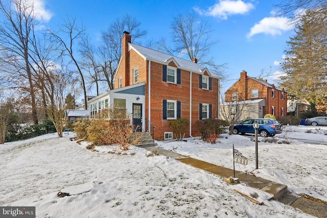 view of front of property