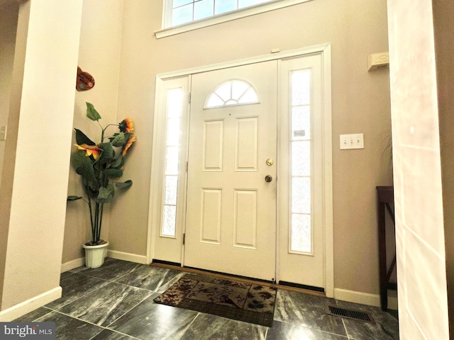 view of entrance foyer