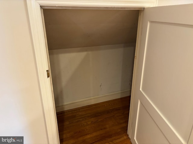 view of closet