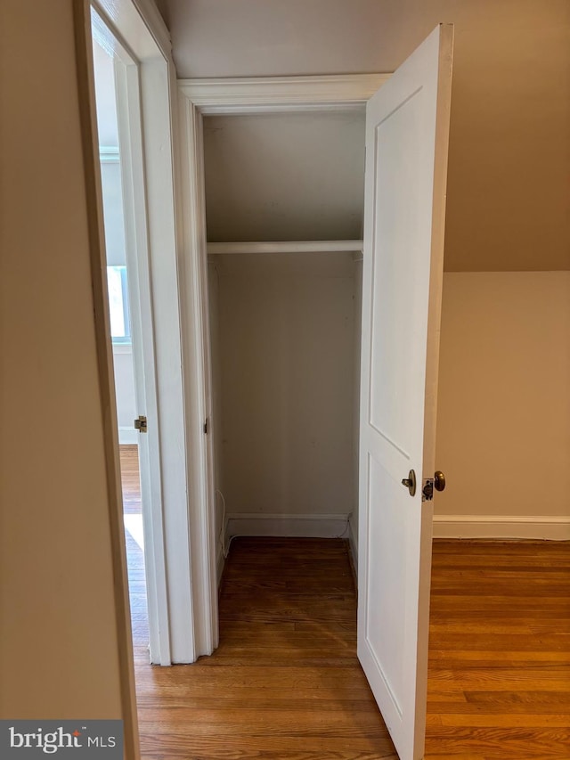 view of closet