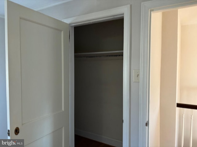 view of closet