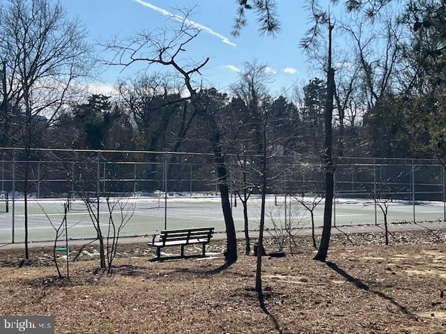 view of sport court