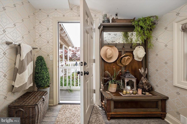 view of mudroom