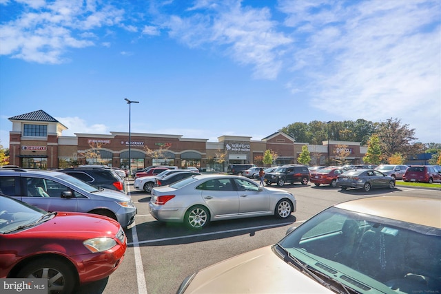 view of vehicle parking