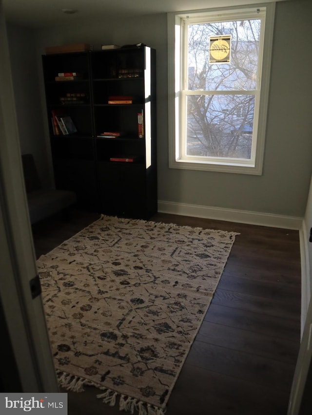 entryway featuring dark hardwood / wood-style floors