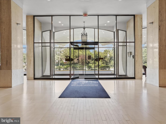 view of community lobby